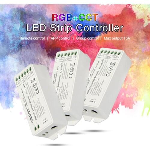 Milight FUT045 RGB+CCT Led Controller 2.4GHz Wireless RF For RGB/RGBW/RGBWW/RGB+CCT Led Strip Light Max 15A DC12V/24V