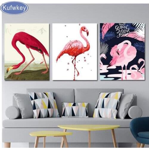 3pcs Modular Painting Wall art,Decor,Full Diamond Embroidery Diamond Painting bird,Cross Stitch,Diamond Mosaic,Needlework,Crafts