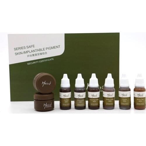 Mastor Stable Pure Plant Microblading Eyebrow Pigment Permanent Makeup Ink Kit