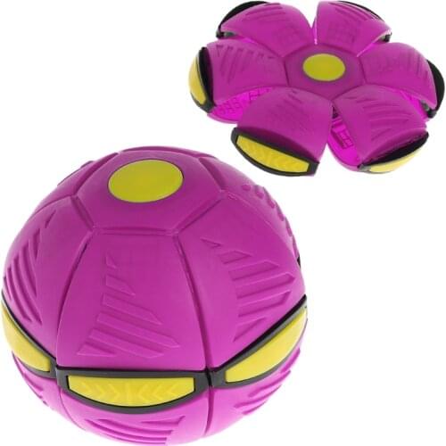 2021 New Flying UFO Flat Throw Disc Ball With LED Light and music Magic Flying Ball