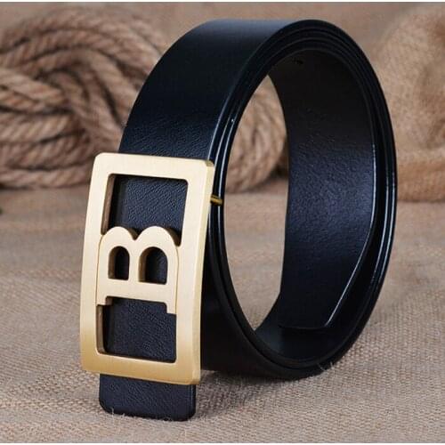 2021 ciartuar official store fashion belt for men lady 3.8cm high quality genuine leather cowskin brass buckle free shipping