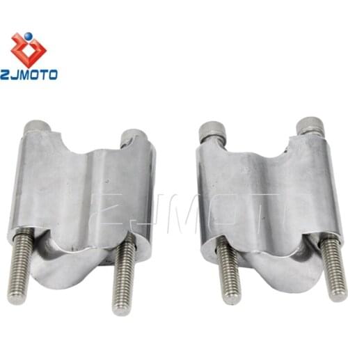 Motorcycle 1" Handlebar Risers Extension Kit 2" Height Rise Handle Bar Riser For Sportster XL1200X Forty-Eight 2010-2017