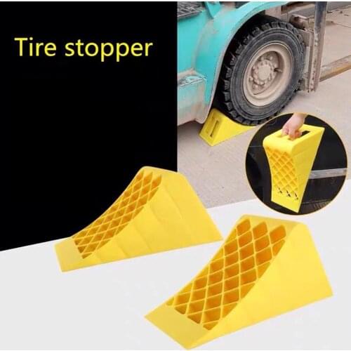 Portable Wheel Chock Heavy Duty Plastic Wheel Chock Stoppers for Car Trailer Truck RV Wheel Chocks Stop