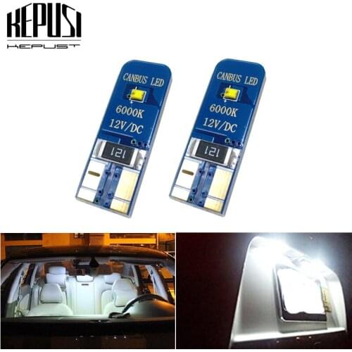 2x W5W T10 LED Canbus Bulb Car Interior Lights For Hyundai i30 Tucson Solaris Elantra Santa Fe ix35 i20 i10 Accent Sonata