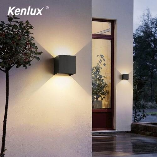 LED Wall Lamp IP65 Waterproof Indoor & Outdoor Aluminum Wall Light Surface Mounted Cube LED Garden Porch Light