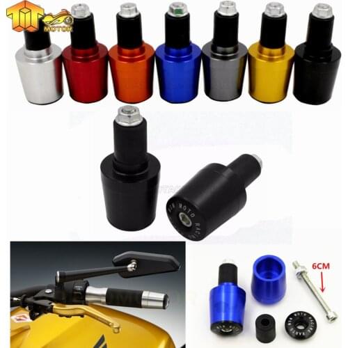 CK CATTLE KING Motorcycle CNC 7/8'' Handle Bar End Handlebar Grips Cap for Honda CB 1000 R CBR 600 f4 f4i CB 400 CB 500 CB 919