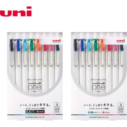 Japan Uni Press Gel Pen UMN-S-38/UMN-S-05 Clearer Uni-ball One Color Bullet 8-color Suit Business Office Signature