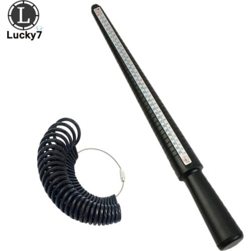 Jewelry Tools Ring Size Mandrel Stick Finger Gauge Measuring Plastic Ruler Ring Stick US Japan HK EU Ring Size Measurement Tool