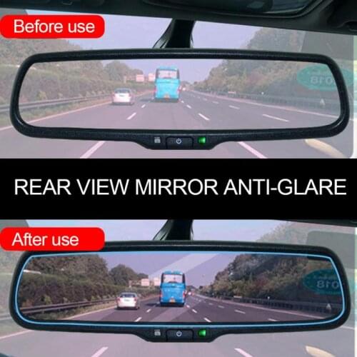 Car Interior Mirrors Film Car Rearview Mirror Anti Glare Film Car Anti Fog Waterproof Film Auto Car Accessories