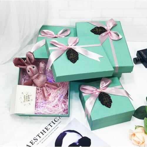 1pcs paper box custom Gift Boxes bags Square Wedding Favors Party Lovers Gift Boxes party wrapping supplies