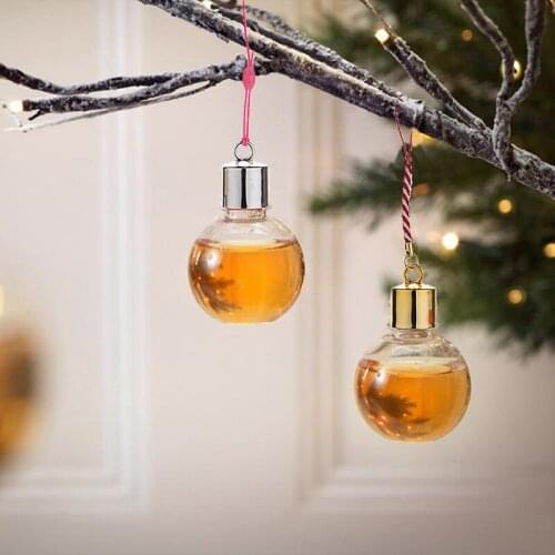 12pcs Christmas Tree Ball Decorations Plastic Bottle 5cm Ball Bauble Hanging Ornament Christmas Party Wedding Cosmetic Pack