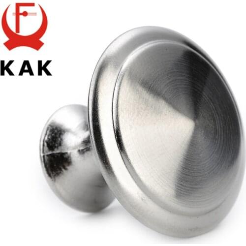 20PCS KAK Zinc Alloy Handles Satin Nickel Cabinet Pull Cupboard Drawer Knobs Wardrobe Handle With Screw Furniture Hardware