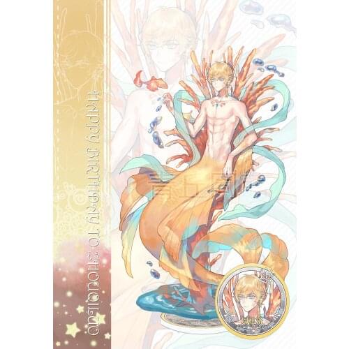 Acrylic Stand New Love and Producer Mr love Victor Gavin Lucien Kiro Mermaid Display Limited cosplay thoughtful Christmas gift