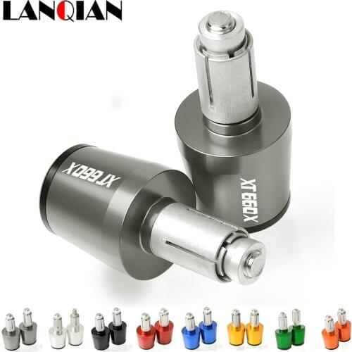 Motorcycle CNC Accessories Handle Bar End Slider Caps Ends Grips Handlebar Cap For Yamaha XT660 XT 660 X 660X XT660X 2004-2017