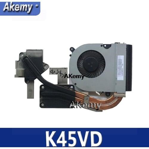 Amazoon Original For ASUS K45V K45VD K45VS K45VM A45V A45VD A45E Laptop Cooling CPU GPU HEATSINK FAN 13GN7410M020