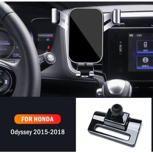 Car Mobile Phone Holder Special Mounts GPS Stand Gravity Navigation Bracket For Honda Odyssey 2015 2016 2017 2018 Accessories