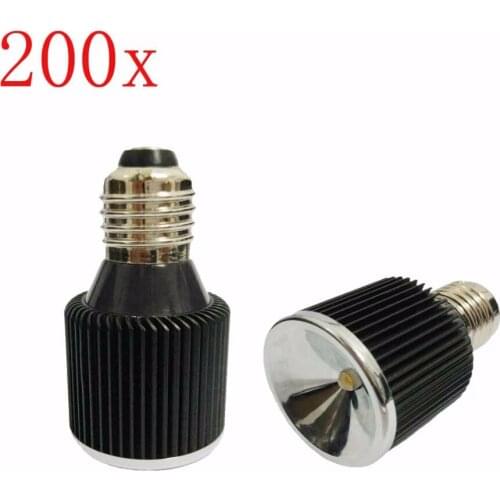 FREE DHL 200PCS CREE Chip Nature White 4000K~4500K 3W E27 E26 LED Bulb Light/Spot Light Cupboard Cabinet Light,5 Years Warranty