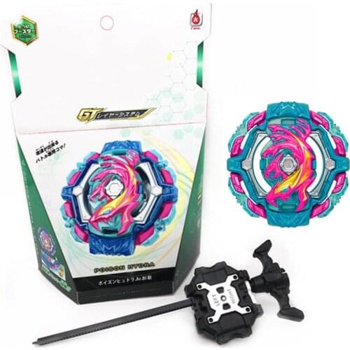 Beybleyd Burst Gyro B-147 Toxin Hydra GT Generation Series Alloy Boxed with Double Measuring Tape Antenna Toys for Children