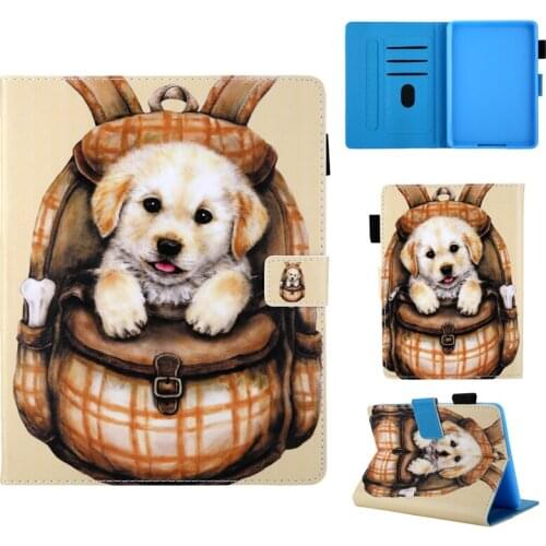 For Kindle Paperwhite 1 2 3 4 Tablet Cover Cute Animals Cat Bags Print Case For Amazon Paperwhite 1 2 3 4 6'' Fundas Shell Skin