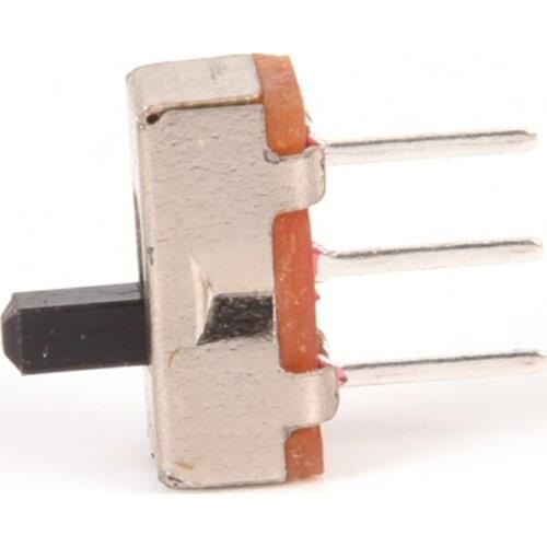 40PCS Slide Switch 2 Position 3Pin PCB Panel Mini Vertical Toggle Switches For DIY Electronic Accessories