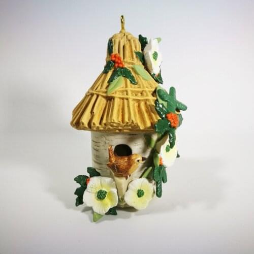 Figure home of parrot model ornaments