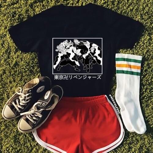 Tokyo Revengers T-shirt Men T Shirt Cool Baji Keisuke Graphic Tshirt Hip Hop Top Tees Male