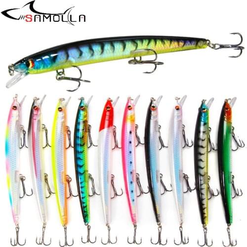 Minnow Fishing Lure Weights 14.5g Long Throw Bait Fish Isca Artificial Fishing Lures 2019 Bass Lure Pesca Fish Bait Wobbler