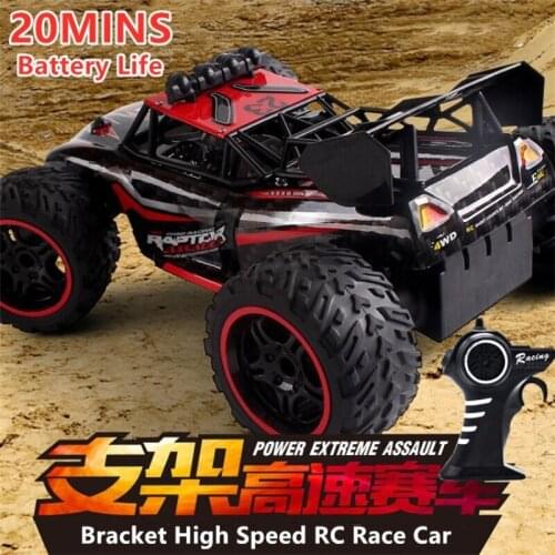 High-Speed Electric RC Off-Road Racing Car 2.4G 20mins Drift Car Anti-Collision Anti-Fall Remote Control Racing Car Kids Toys