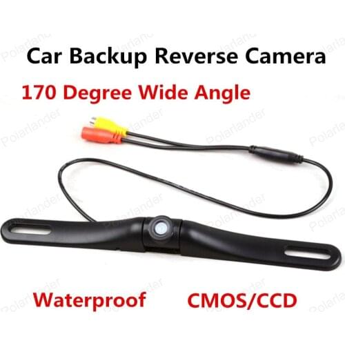 Best selling Long license plate frame Waterproof CMOS/CCD 170 Degree Wide Angle Shockproof Backup Car Rear View Camera