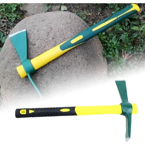 Multifunction Pickaxe Outdoor Camping Mountain Fiberglass Handle Small Size Garden Pick Garden Hand Tools
