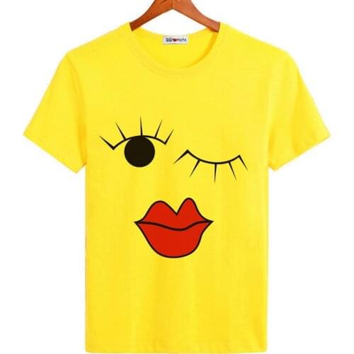 BGtomato Smiley face 3D tshirt men hot sale good quality casual tops original brand fashion summer shirts hip hop t-shirt men