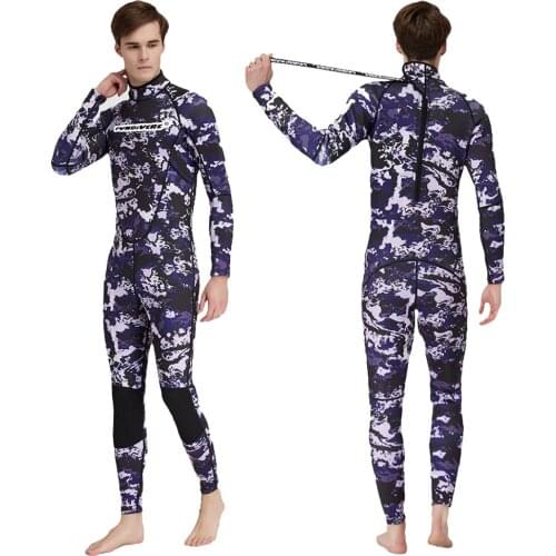 Men 3MM Kitesurf Windsurf Neoprene Wetsuit Body Suit Clothes Surf Hunting Underwater Fishing Spearfishing Scuba Diving Equipment