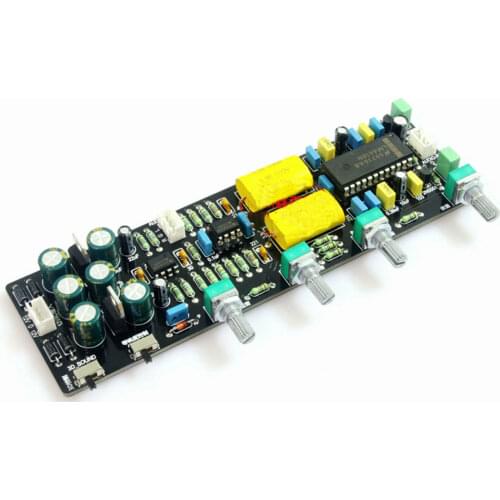 LM4610 Tone Control Board w/3D Surround and Equal Loudness Volume AC 12V-0-12V