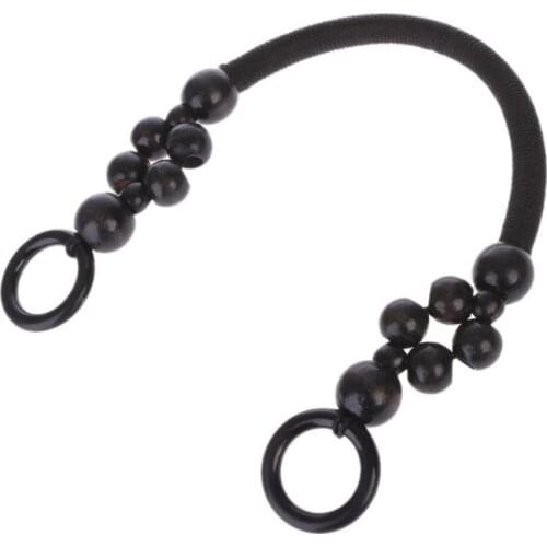 New Fashion Wood Bead Rope Bag Strap Handle Shoulder Bag Belt for Handbag DIY Replacement