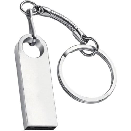 USB stick 2.0 mini metal usb flash drive 64GB 32GB 16GB 8GB 4G pen drive key ring memoria usb Customizable LOGO pendrive cle usb