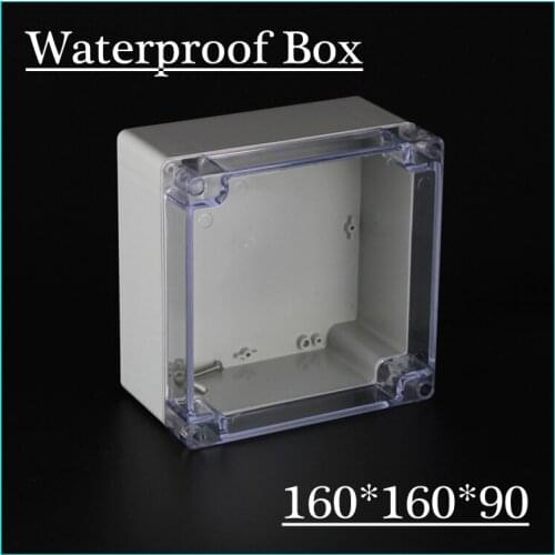 160*160*90mm Waterproof Junction Box Outdoor Electrical Power Connector Enclosure Cable wire Connector Case Cover box Protector