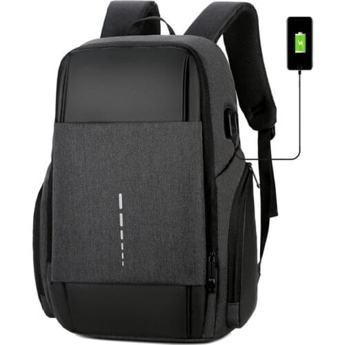 2020 New Men Laptop Bagpack Travel Backpack Male Large Capacity Business USB Charging College Student School Bags Mochila
