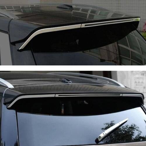 3Pcs/set Car Exterior Tail Rear Spoiler Wing Cover Trim Sticker For Land Rover Discovery Sport 2015 Styling Car-covers