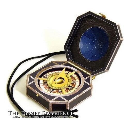 3D Paper Model DIY Scale 1:1 Pirates of the Caribbean JACK Compass Handmade Toy