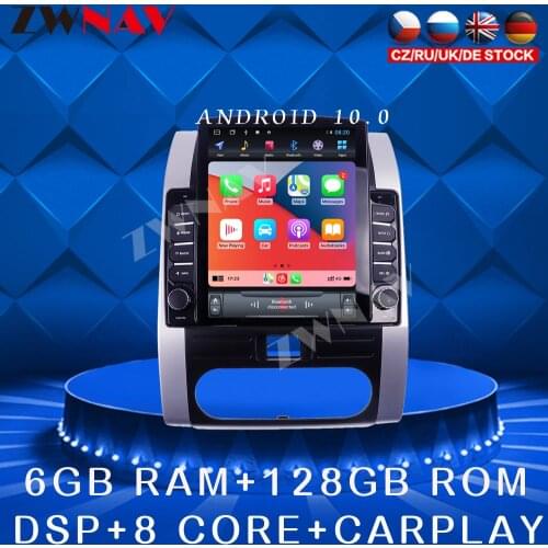 For Nissan X-trail 2007-2015 Android 10 Tesla style Car DVD Player GPS navigation Car Auto Radio Stereo Multimedia Player