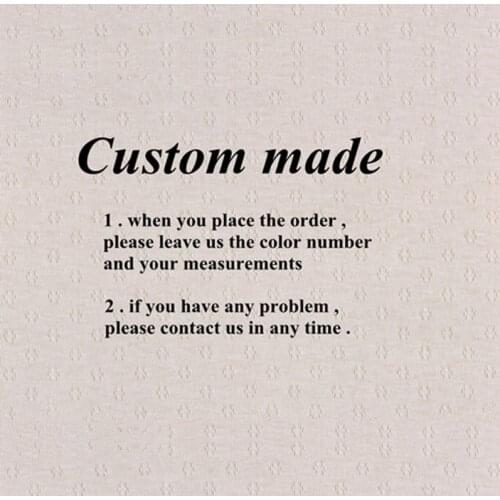 CUSTOM COLOR AND SIZE