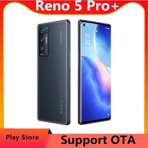 DHL Fast Delivery Oppo Reno 5 Pro+ Plus 5G Cell Phone 6.55" AMOLED 90HZ 50.0MP 65W Super Charger Face ID Snapdragon 865 OTA