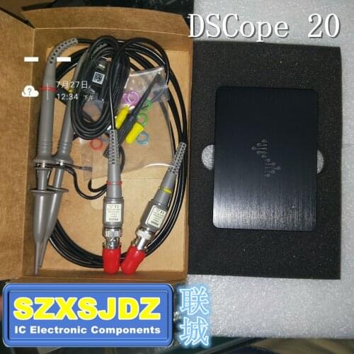 DSCope USB Portable USB Oscilloscope 50M Bandwidth DSLogic Kit Dual Channel 200M Sampling