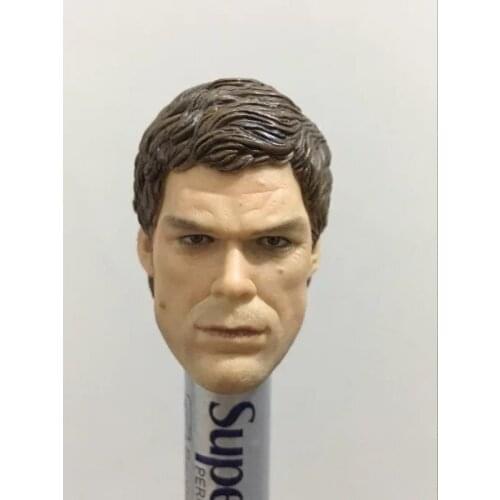 Custom 1/6 Scale Michael C Hall Head Sculpt Dexter Headplay for 12inch action figure toys