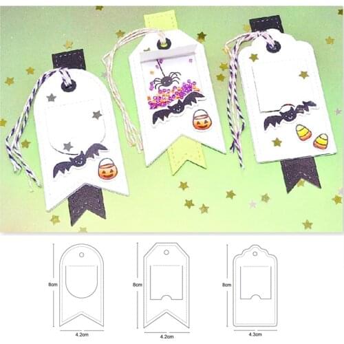 Customized dies Tag Label Frame Metal Cutting Dies DIY Scrapbooking dies Embossing fustelle Paper Card Making Craft Stencil Dies