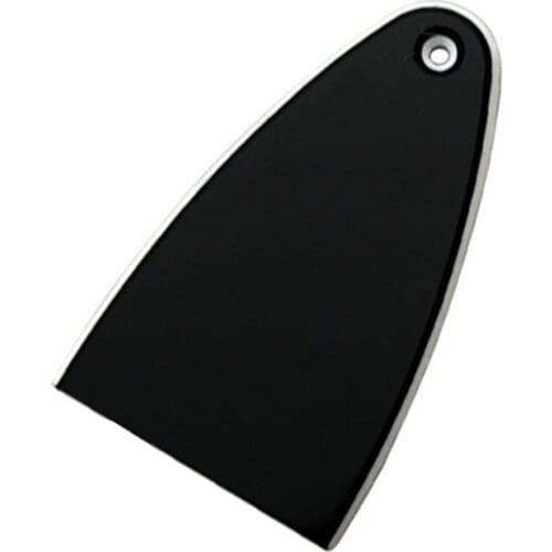 2Pcs Black Plastic1 hole Truss Rod Cover Plate For Bass Guitar Replacement Parts guitar accessories