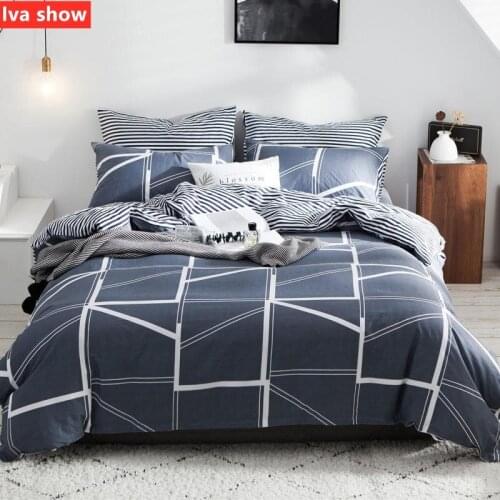 Iva Show All Cotton Bedding Home Simple Series A/B Version Design Multi Specifications Bed Set Four-piece Twin / Queen Size