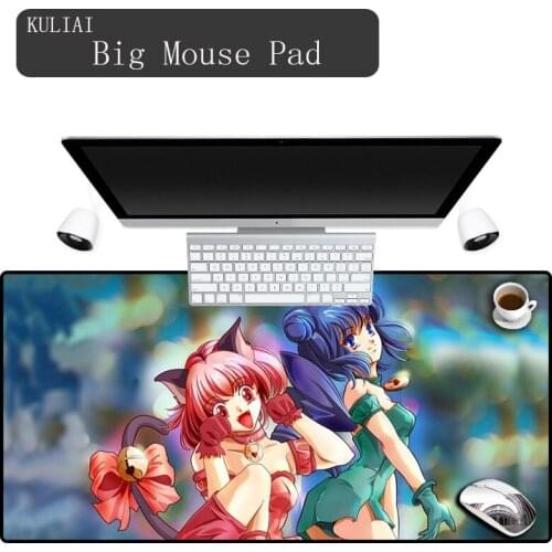 XGZ Fashion Kitty Girl Mousepad Cute Mat Mouse 30x60 Large Mat Gaming Player Desk Pad Cool Keyboard Pc Game Custom Mouse Pad