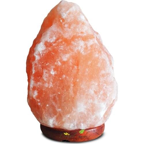 Natural crystal salt lamp Bedroom bedside lamp beautiful healthy rock salt night light air purifier Night Light