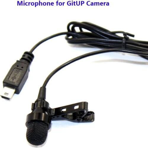 Original External Microphone for GIITUP GIT1/GIT2/G3/F1/Git2P/G3 Duo Wifi Sport Action Camera